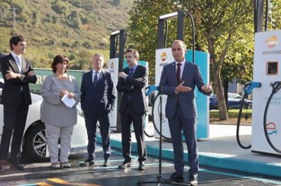 Inauguracin de la estacin de carga